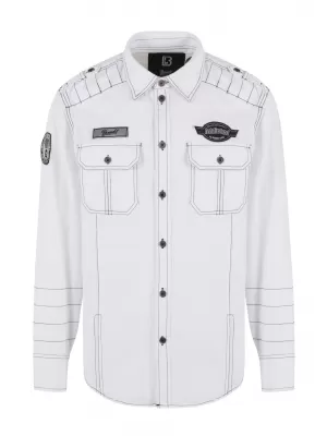 Риза BRANDIT LUIS VINTAGE BD4023 БЯЛ