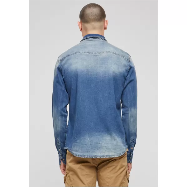  Риза BRANDIT RILEY DENIM BD4020 СИНЬО ИЗМИТО 