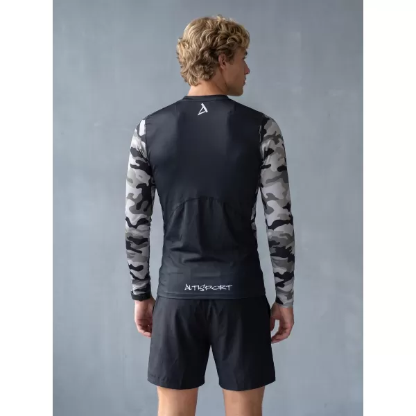  Мъжка премиум функционална компресионна тениска ALTISPORT VOJ/ALM038TR03 СИВО 