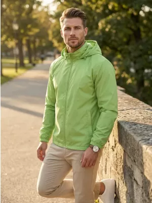 Мъжко яке ALTISPORT NoPrint NP/ALM2311NJ ПРОЛЕТНО ЗЕЛЕНО