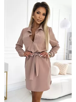Рокля NUMOCO CAMILLE 284-2 БЕЖОВО