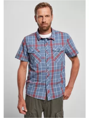 Риза BRANDIT ROADSTAR BD4012 ЧЕРВЕНО/СИНЬО