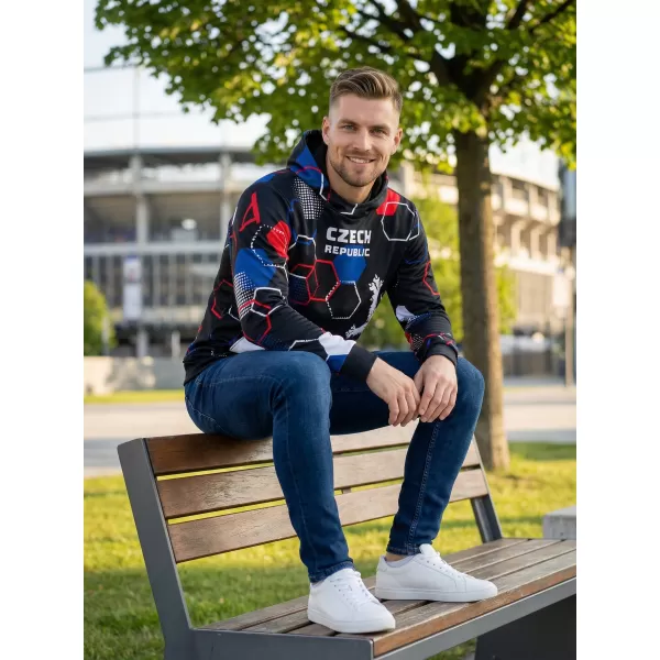  Мъжки първокласен функционален суичър ALTISPORT VOJ/ALM036MI01 ХЕКСА ЧЕРНО 