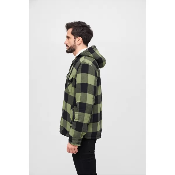  Яке BRANDIT LUMBER BD3172 ЧЕРНО/МАСЛИНОВО 