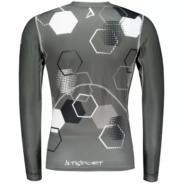  Мъжка премиум функционална компресионна тениска ALTISPORT VOJ/ALM037TR03 СИВО 