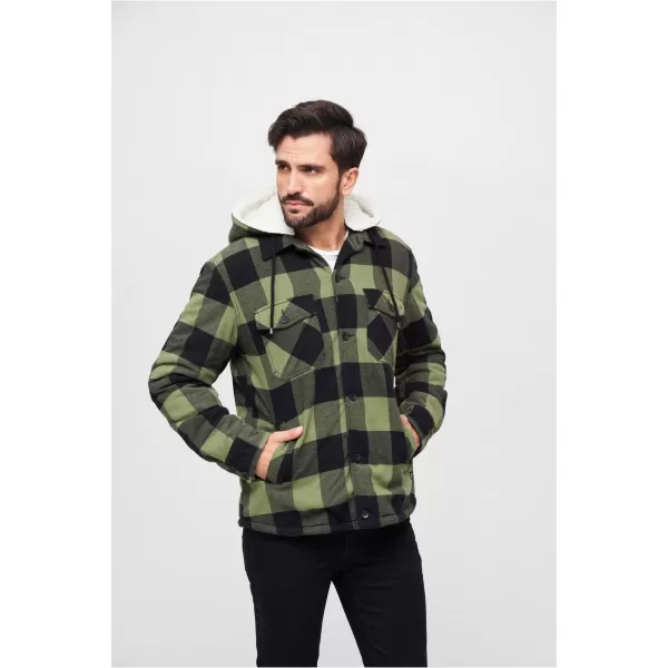 Яке BRANDIT LUMBER BD3172 ЧЕРНО/МАСЛИНОВО 