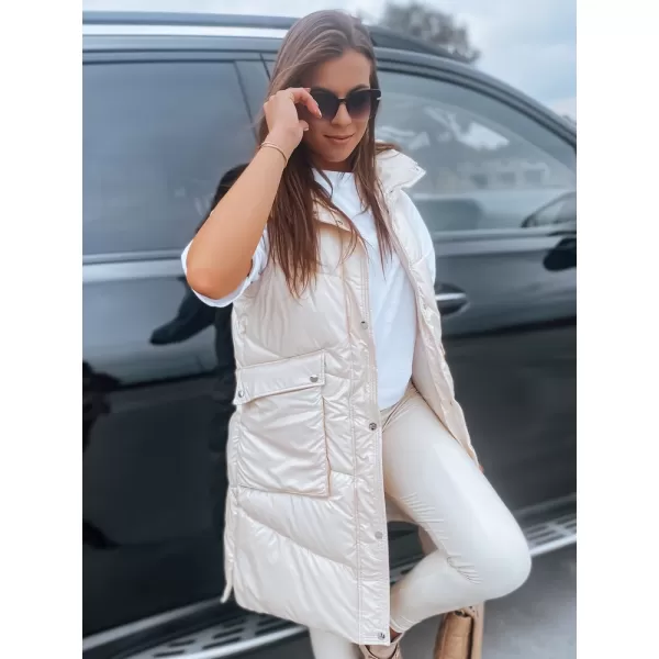 Дамски елек DSTREET MARIEL TY3014 БЯЛ Dstreet1 