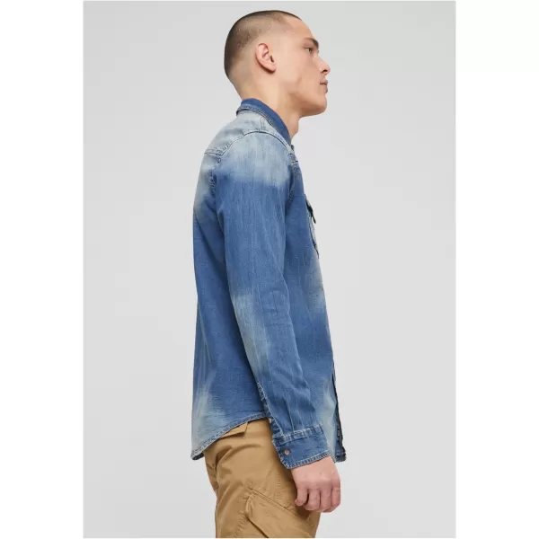  Риза BRANDIT RILEY DENIM BD4020 СИНЬО ИЗМИТО 