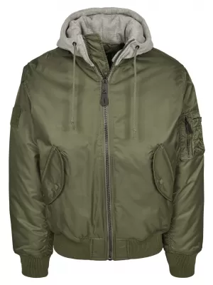 Яке BRANDIT HOODED MA BD3150 МАСЛИНЕНО/СИВО