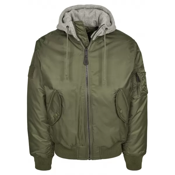  Яке BRANDIT HOODED MA BD3150 МАСЛИНЕНО/СИВО 