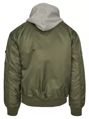 Яке BRANDIT HOODED MA BD3150 МАСЛИНЕНО/СИВО