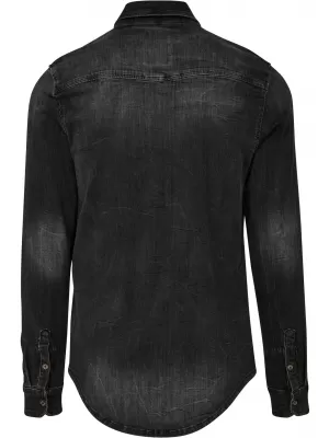 Риза BRANDIT RILEY DENIM BD4020 ЧЕРНО