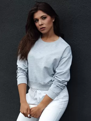 Дамска суитчър DSTREET CASUALVIBE СВЕТЛО СИВО