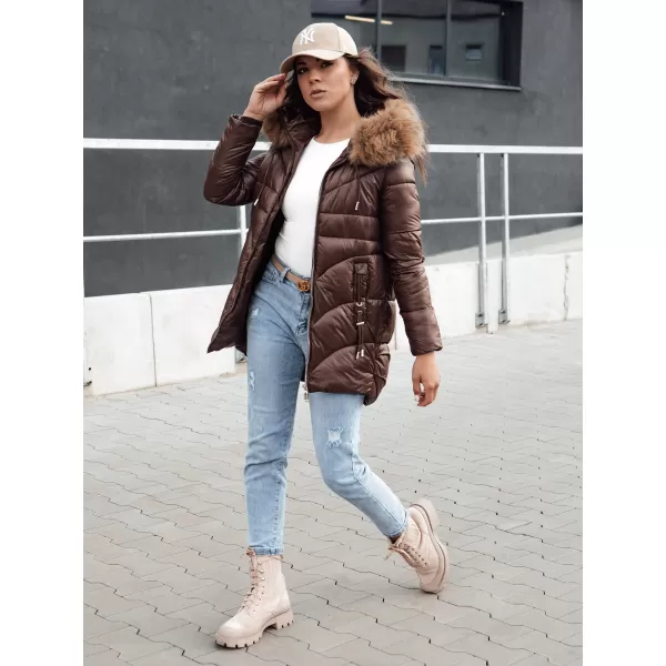  Дамско яке DSTREET WINTERCHIC КАРАМЕЛ 