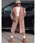 Зимно палто DSTREET LUXERII РОЗОВО