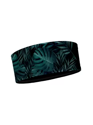 Детска спортна лента за глава MONSTERA BLACK WAMU