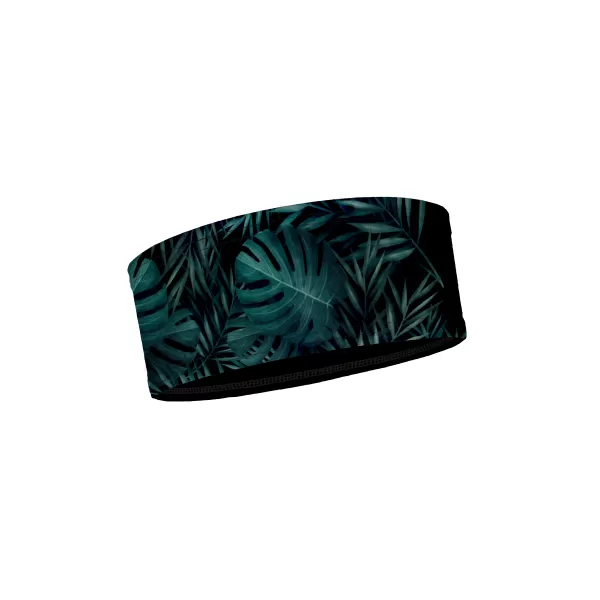  Детска спортна лента за глава MONSTERA BLACK WAMU 