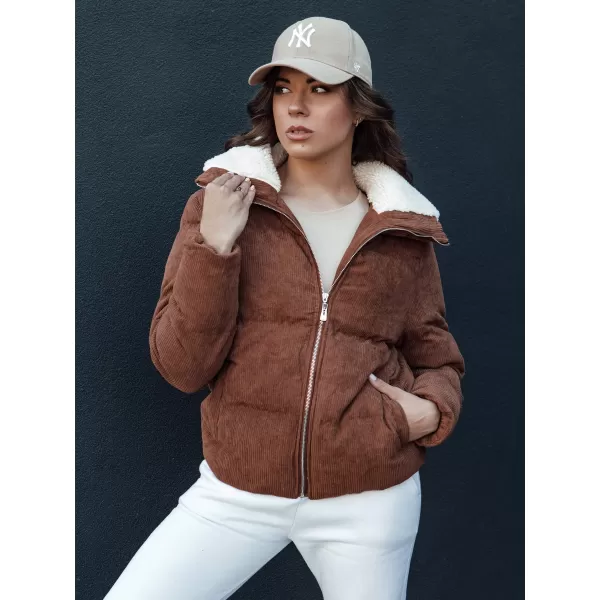  Женско яке DSTREET TRENDYGLAM TY4360 КАРАМЕЛ 