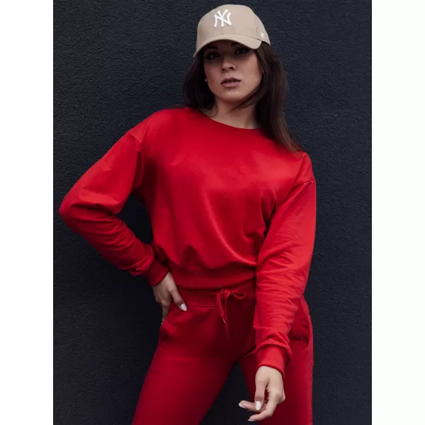  Дамска суитчър DSTREET CASUALVIBE ТЪМНО ЧЕРВЕНО 