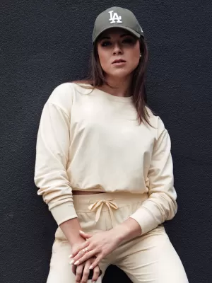 Дамска суитчър DSTREET CASUALVIBE БЕЖОВО