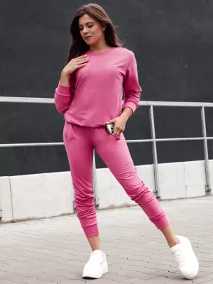 Дамска суитчър DSTREET GLAMFLAIR BY1317 РОЗОВО