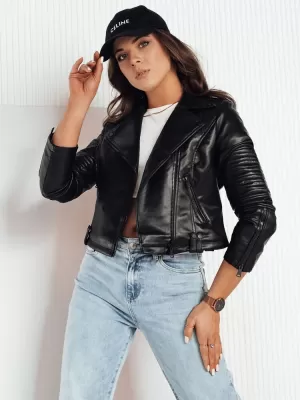 Кожено яке DSTREET NEGRA ty4163 ЧЕРНО