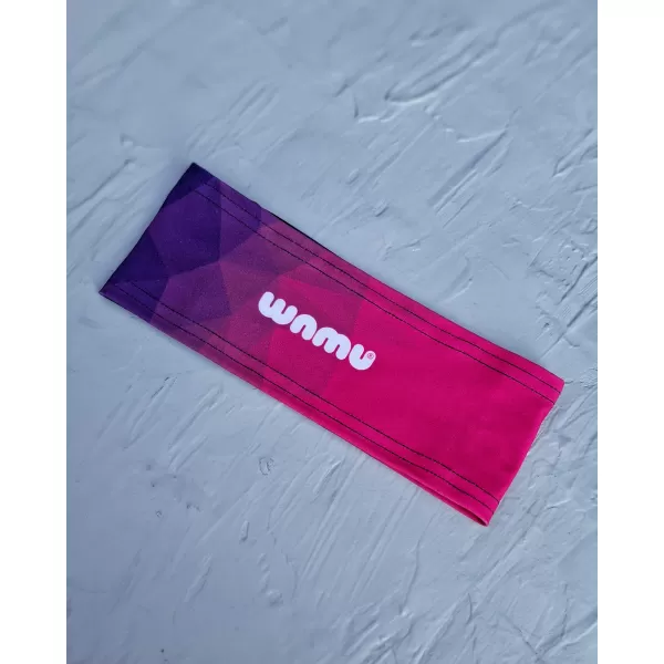  Детска спортна лента за глава WAMU MOZAIKA ЛИЛАВО 