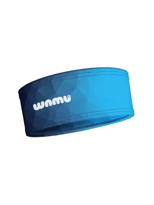 Детска спортна лента за глава WAMU MOZAIKA СИНЬО