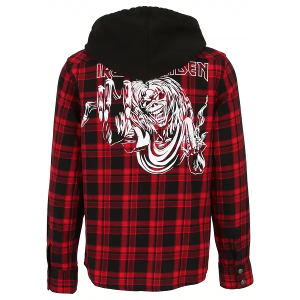  Мъжки суичър BRANDIT IRON MAIDEN BD61048 ТЪМНО ЧЕРВЕНО/ЧЕРНО 