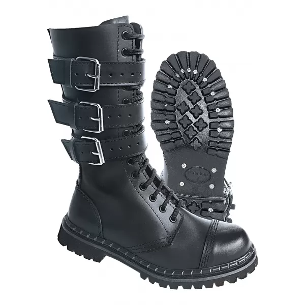  Мъжки обувки BRANDIT 3-BUCKLE PHANTOM BD9005 ЧЕРНО 