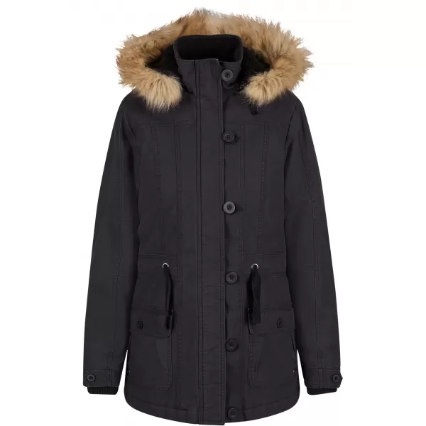  Дамска парка BRANDIT BD33121 ЧЕРЕН 