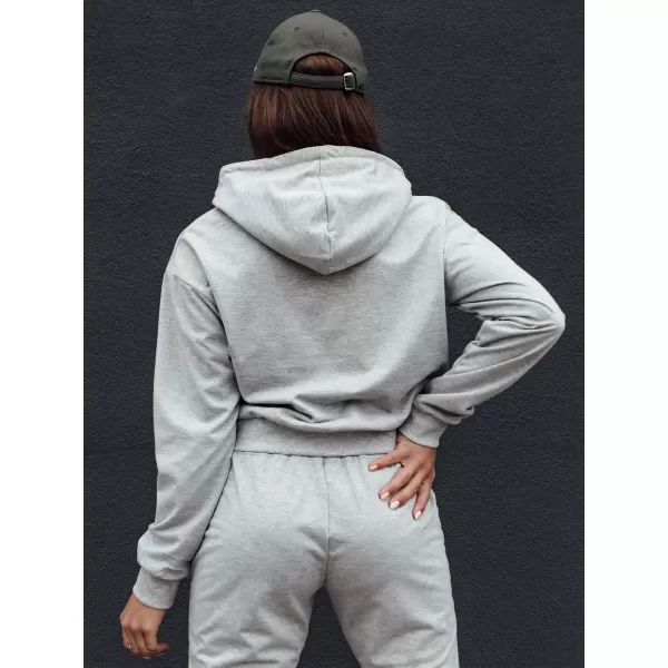  Дамска суитчър DSTREET TRENDHOOD СВЕТЛО СИВО 