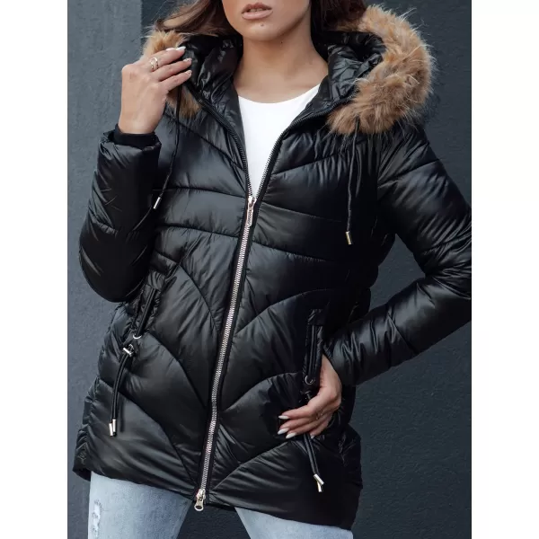  Дамско яке DSTREET WINTERCHIC ЧЕРНО 