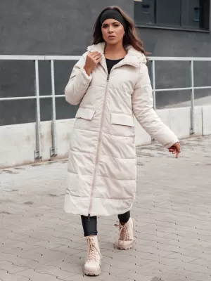 Зимно палто DSTREET GLAMPUFF БЕЖОВО