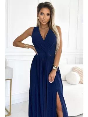 Рокля NUMOCO JUSTINE 362-9 ТЪМНО СИНЬО