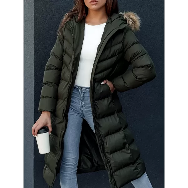  Палто DSTREET LUXWARM ТЪМНО ЗЕЛЕНО 