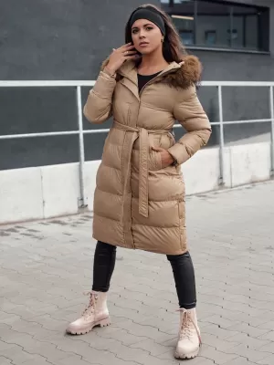 Зимно палто DSTREET STYLEBELLA БЕЖОВО