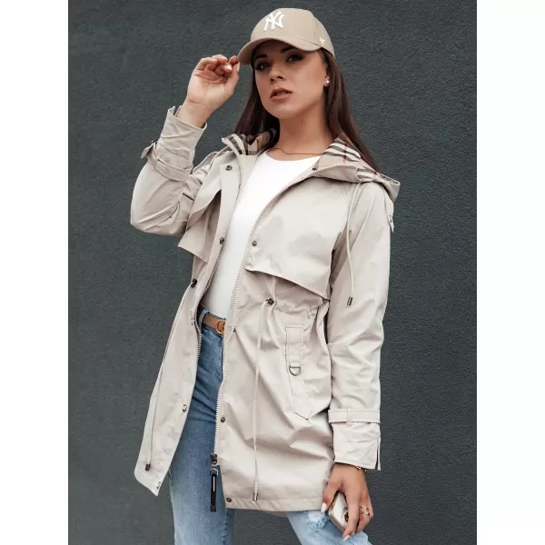  Дамско яке DSTREET FASHLOVE TY4393 СВЕТЛО СИВО 
