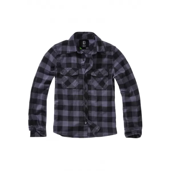  Риза BRANDIT BD6016 ЧЕРНО/СИВО 