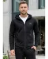 Мъжки суичър ALTISPORT DANIS ЧЕРЕН
