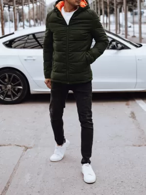 Мъжко зимно яке DSTREET ЗЕЛЕНО