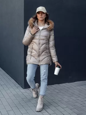 Дамско яке DSTREET WINTERCHIC КАРАМЕЛ