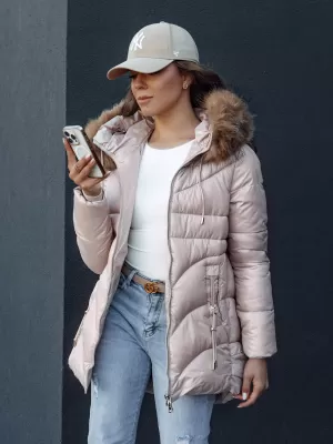 Дамско яке DSTREET WINTERCHIC РОЗОВО