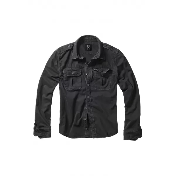  Риза BRANDIT VINTAGE BD9373 ЧЕРНО 