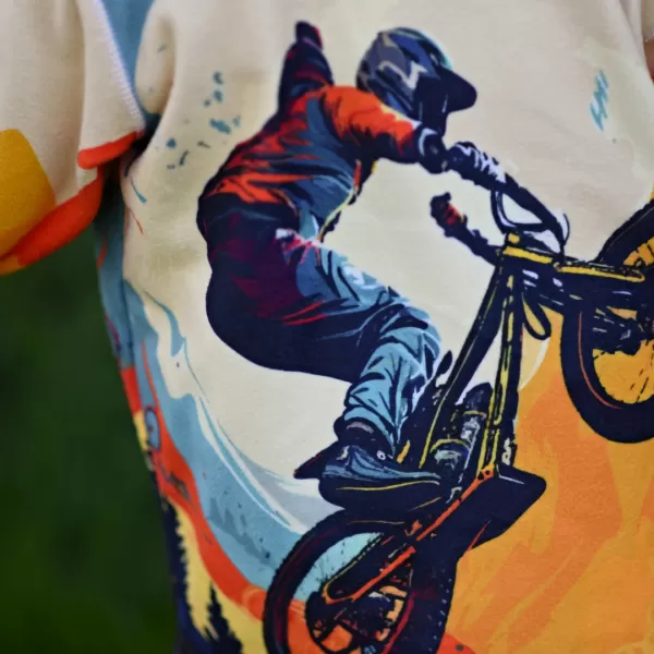  Детски поларен суичър WAMU MOUNTAIN BIKE ЗЕЛЕНО 