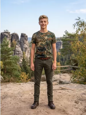 T -shirt BRANDIT T BD6017 FLECKTARN