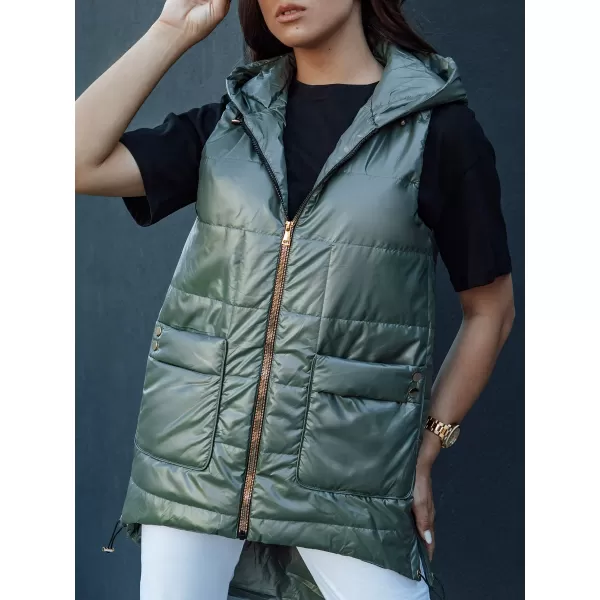 Жилетка DSTREET JESS TY4442 ЗЕЛЕНО 