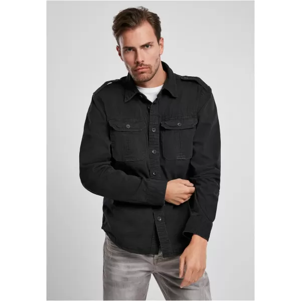 Риза BRANDIT VINTAGE BD9373 ЧЕРНО 
