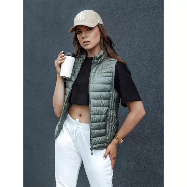  Жилетка DSTREET STYLISHZ TY4448 ЗЕЛЕНО 