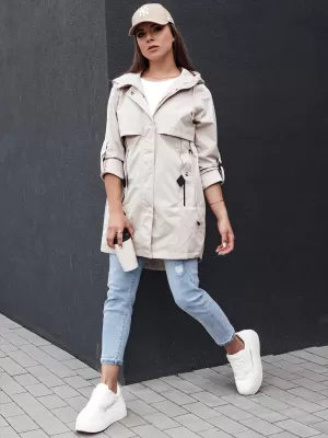 Дамско яке DSTREET STYLE QUEEN TY4394 СВЕТЛО СИВО